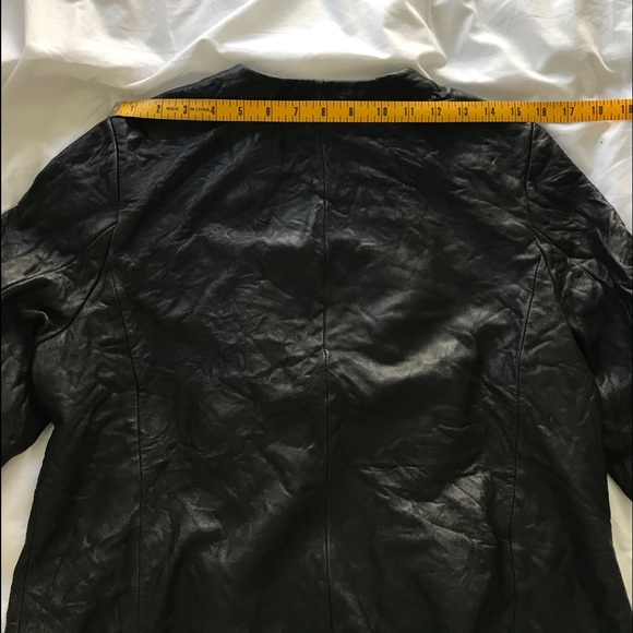 Hand distressed leather jacket - Picture 6 of 8